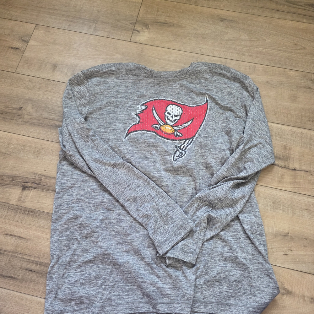 NFL Gray Long Sleeve Shirt Buccaneers